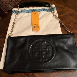 Authentic Tory Burch Luxury Bombe Reva Clutch/Shoulder